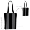 Croquis totebag version noir et gris