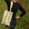 Totebag cuir maxi concombre