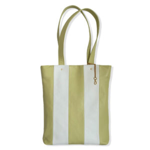 Tote bag cuir maxi concombre