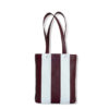 Totebag cuir mini framboise