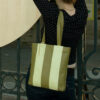 Tote bag vert olive vert concombre