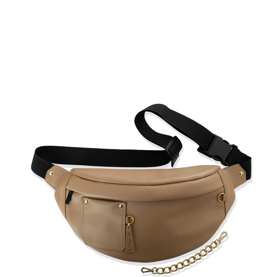 sac-banane-cuir-caramel-chaine-amovible Sac banane cuir caramel