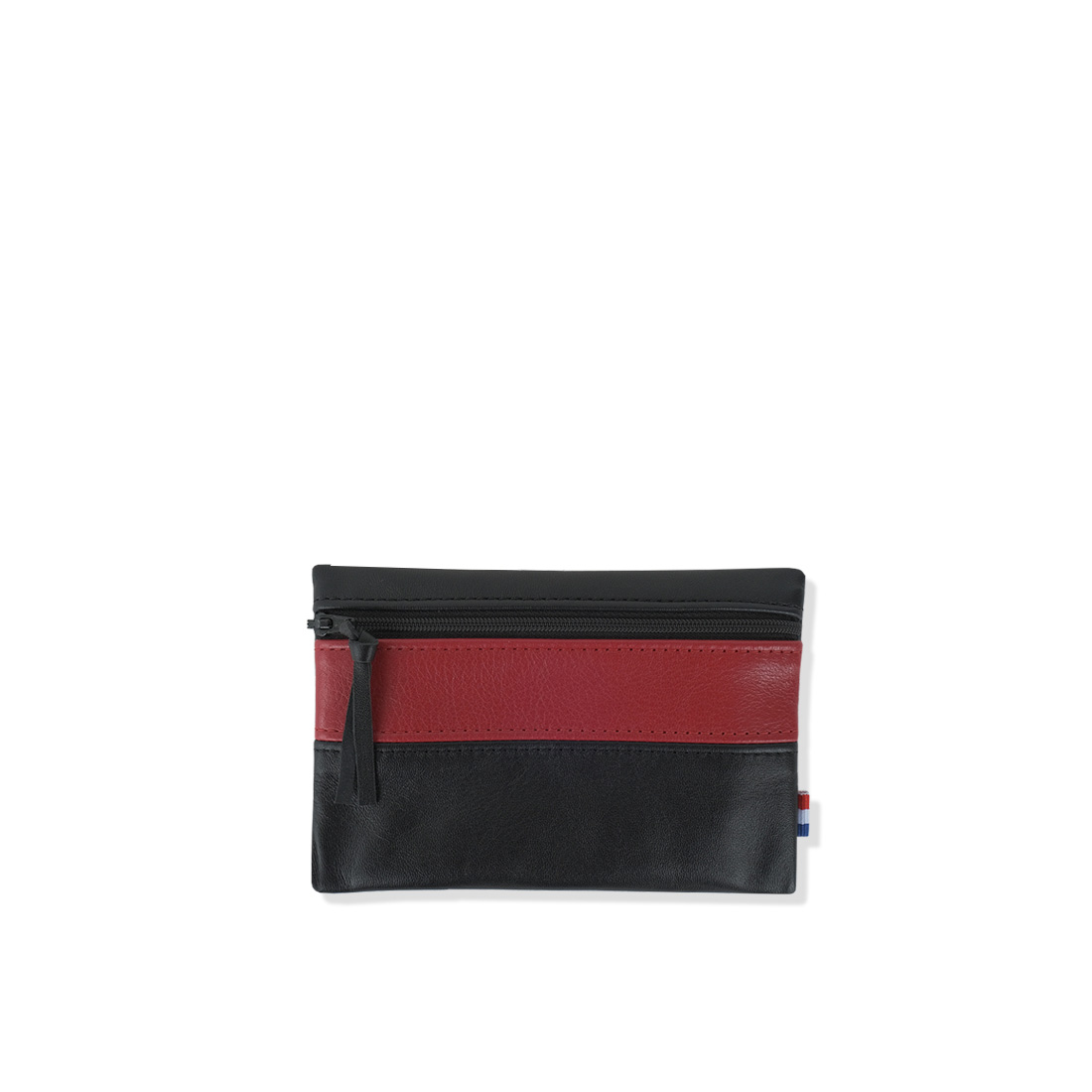 POCHETTE cuir midi réglisse