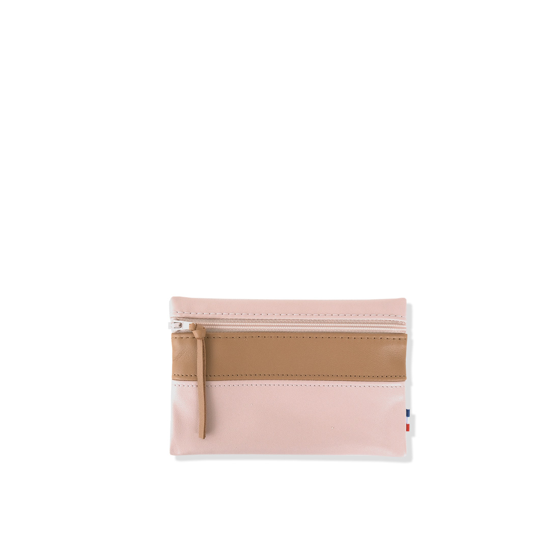 POCHETTE cuir midi guimauve