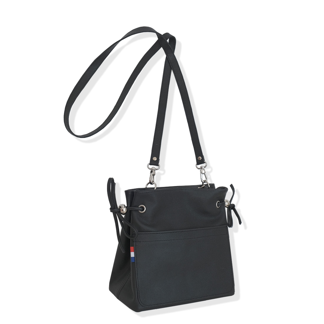 MINI SAC CABAS cuir artisanal noir