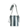 Tote bag cuir mini coloris myrtille