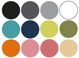 nuancier cuir agneau Kirama 12 couleurs