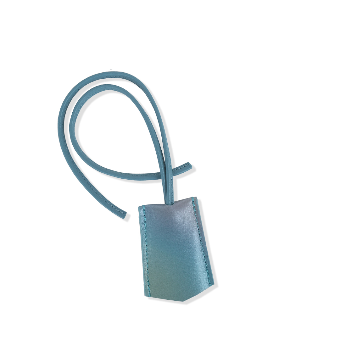 PORTE ÉTIQUETTE cuir