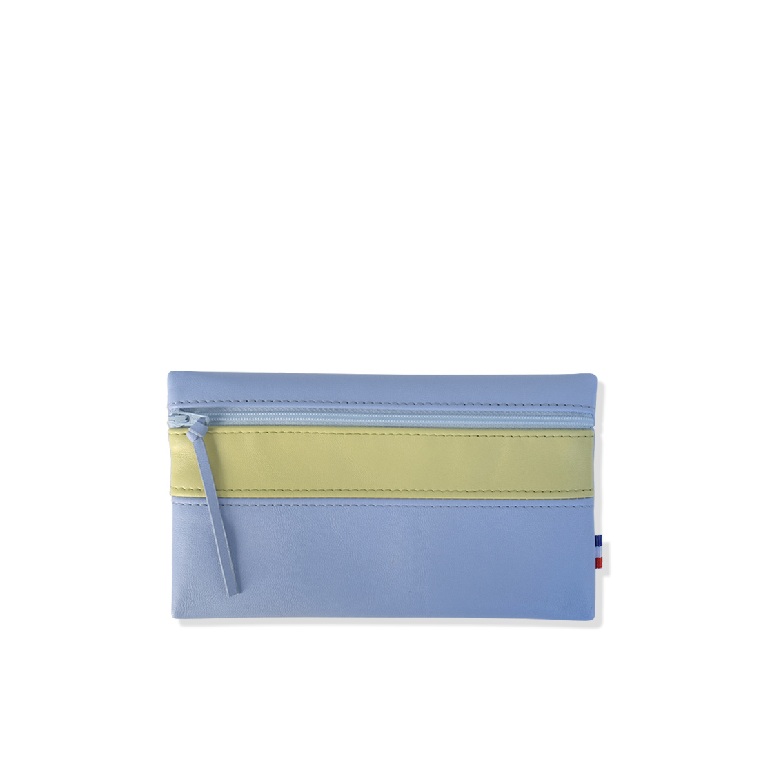 Pochette rectangulaire taille mini en cuir d’agneau