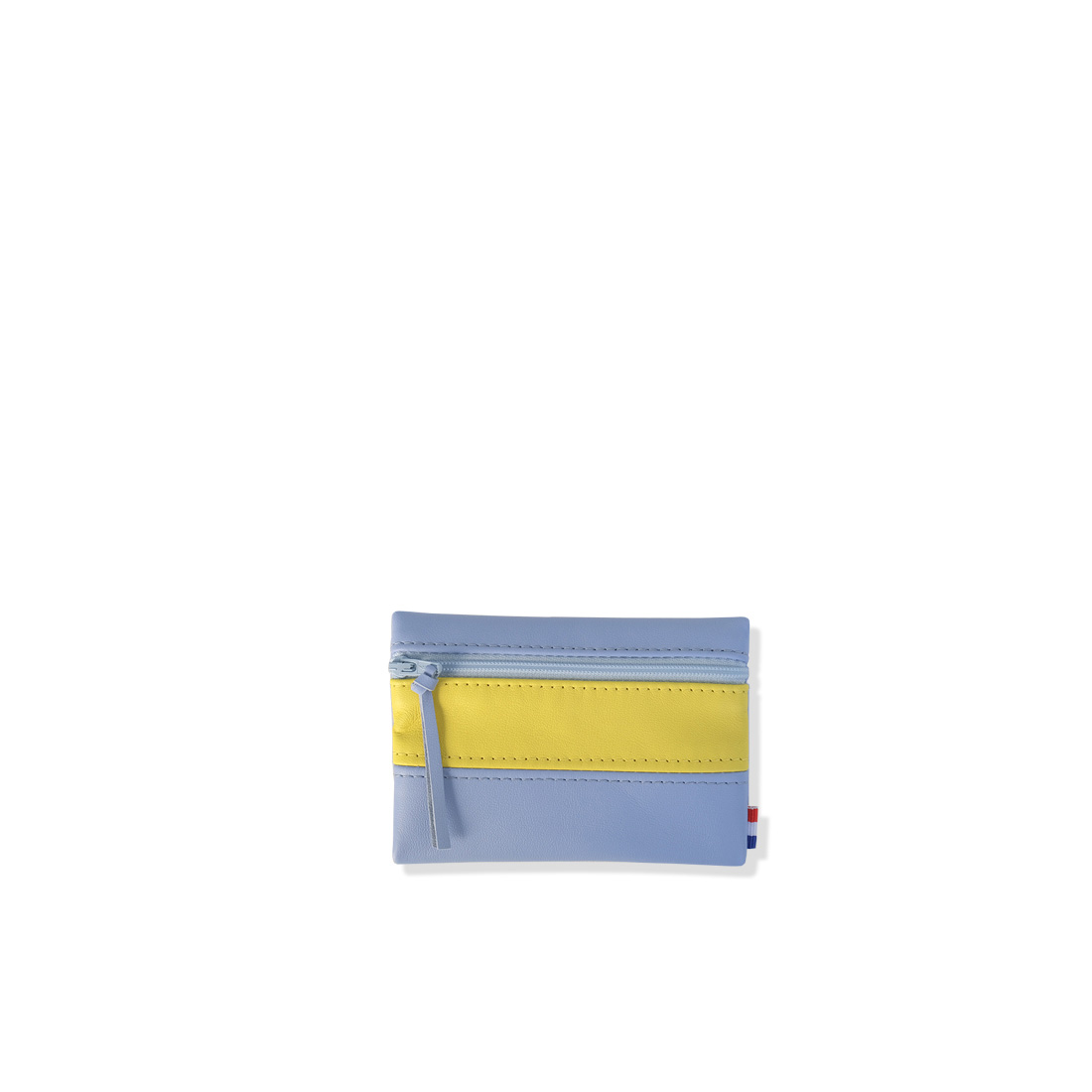 Pochette rectangulaire taille mini en cuir d’agneau
