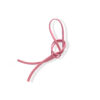 Cordon cuir cousu rose praline